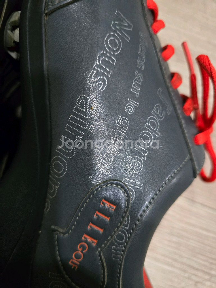 ELLE GOLF 여성가죽 골프화 245mm--3