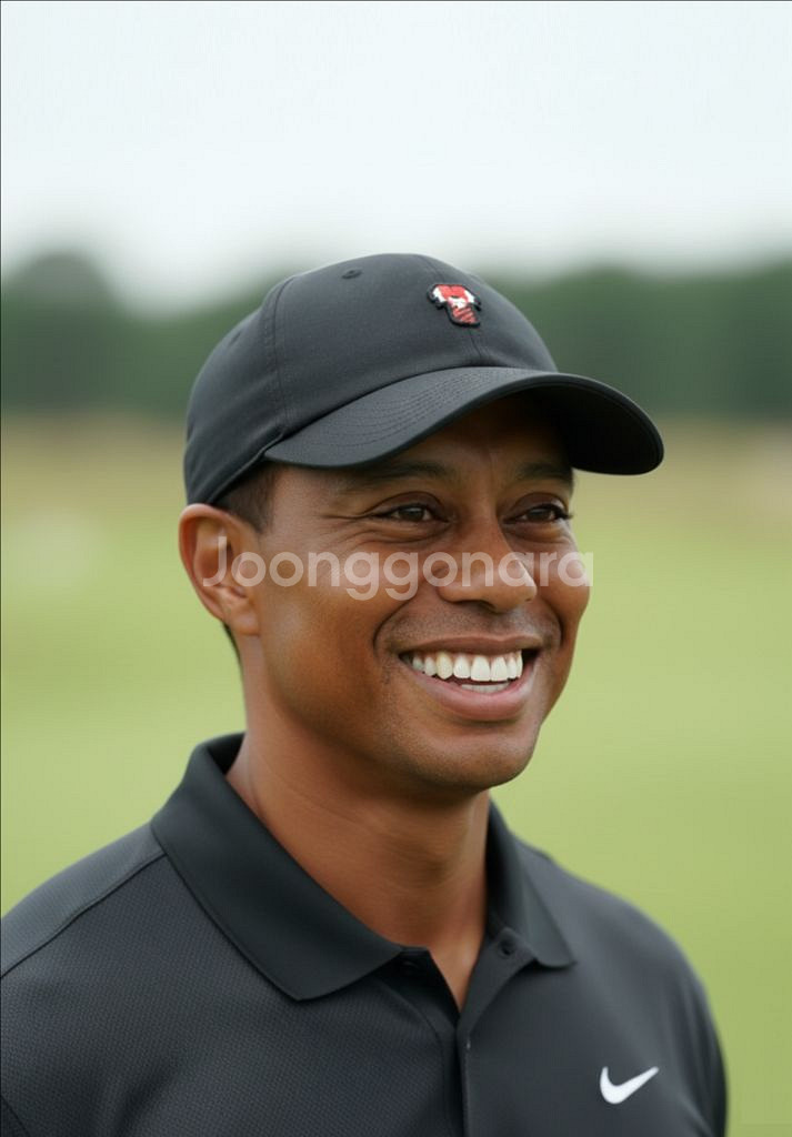 나이키 새제품 미국 타이거우즈 골프 나일론 모자 볼캡--6