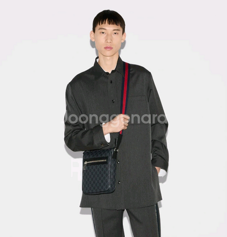 구찌 GG 수프림 메신저백--8