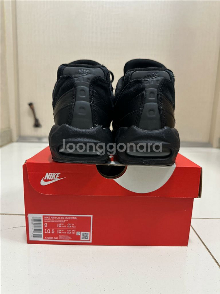 나이키 에어맥스95 트리플블랙 270--5