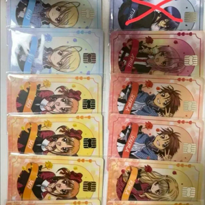 캐릭캐릭체인지 캐캐체 팝버블 랜덤 포토카드