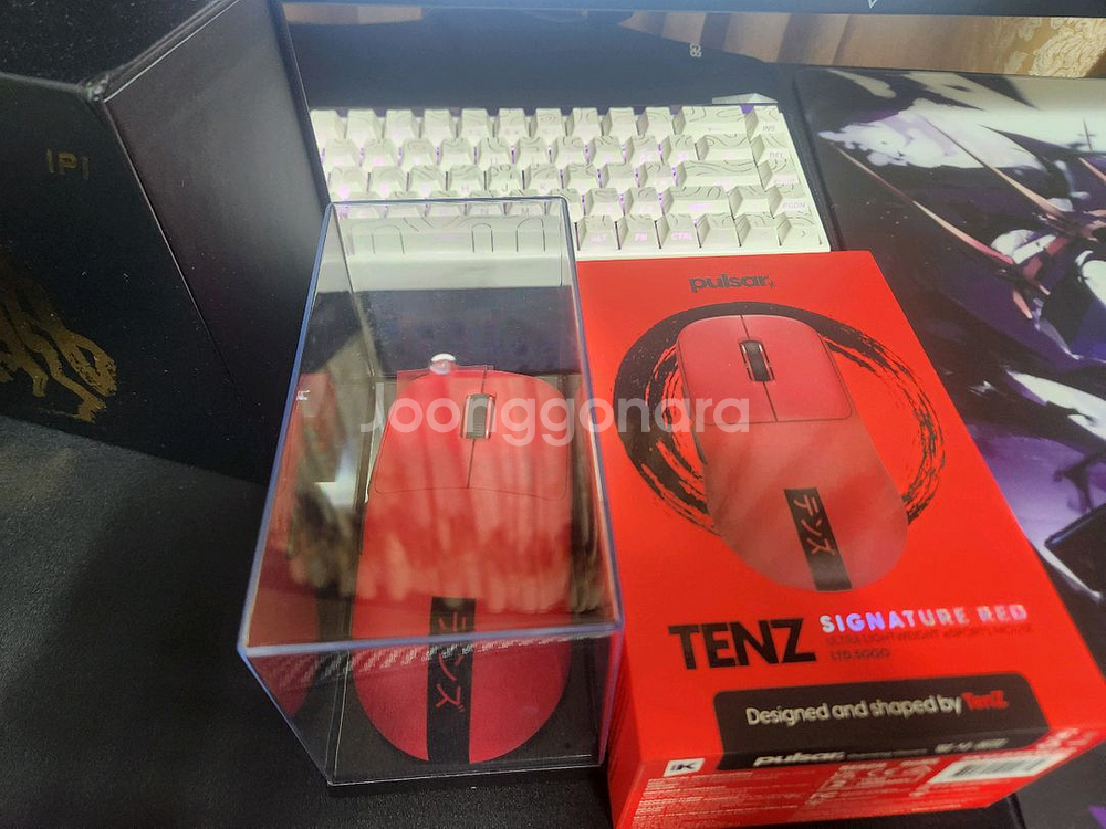 펄사 텐즈 레드 마우스--1