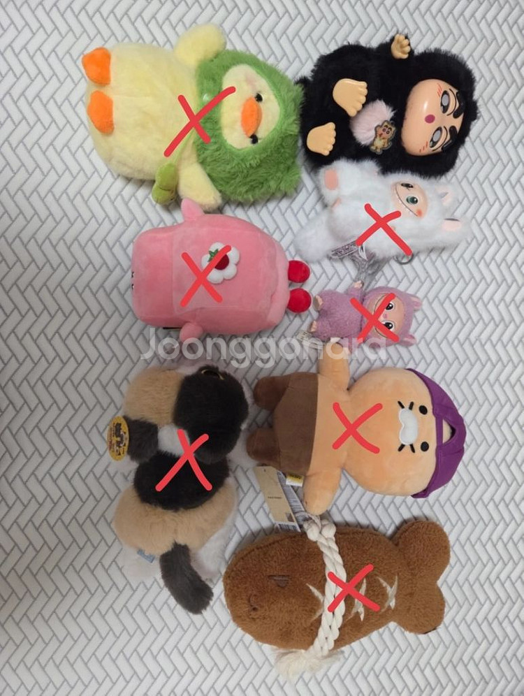 다양한 캐릭터 인형 및 키링 판매--4