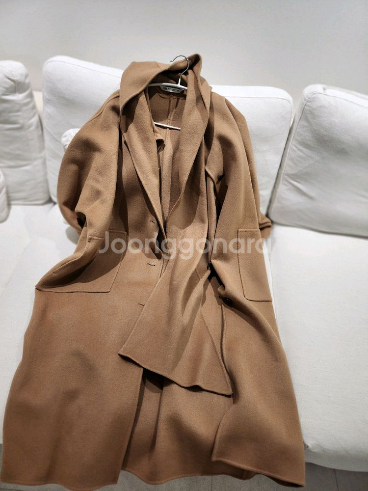 자라 ZW 울 더블 페이스드 코트 XS-s--4