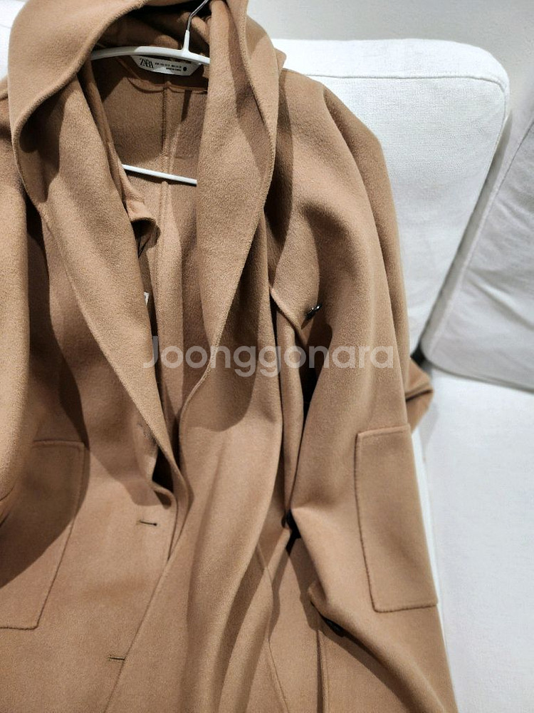 자라 ZW 울 더블 페이스드 코트 XS-s--5