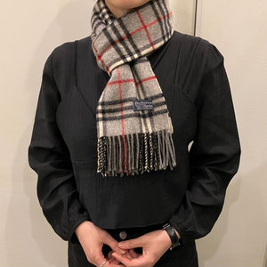 [정품] 버버리 그레이 노바체크 램스울 머플러 (bur