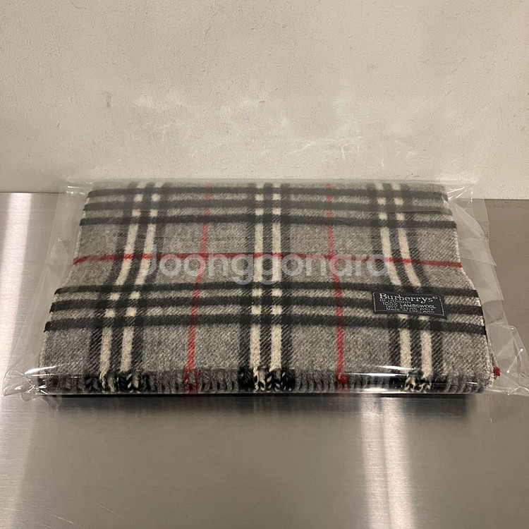 [정품] 버버리 그레이 노바체크 램스울 머플러 (bur--1