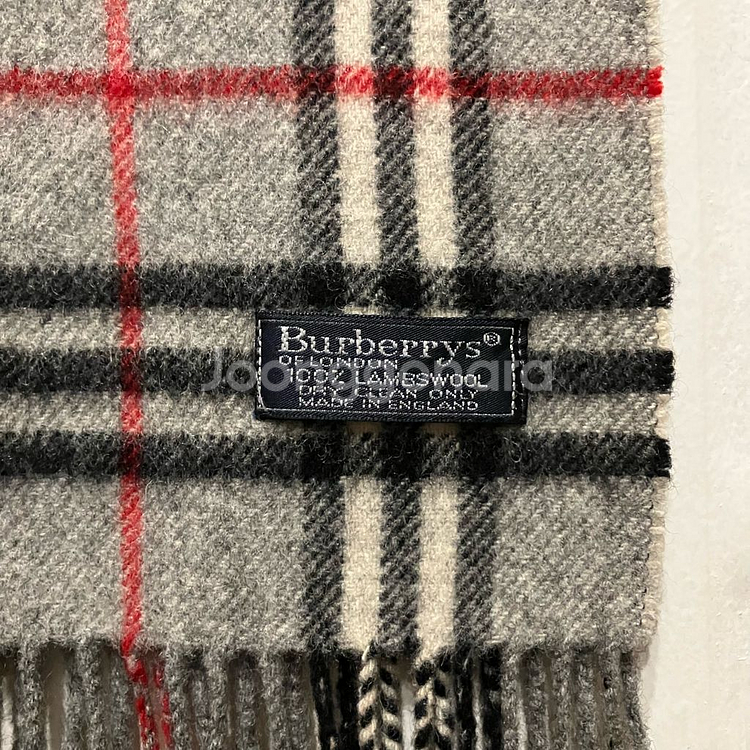 [정품] 버버리 그레이 노바체크 램스울 머플러 (bur--4