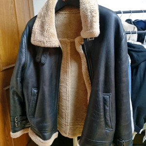 b-3 무스탕 리얼 양가죽 양모