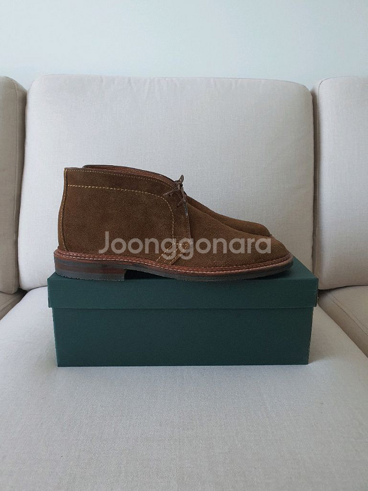 알든 1593L (1493) 처카 부츠 스웨이드--1