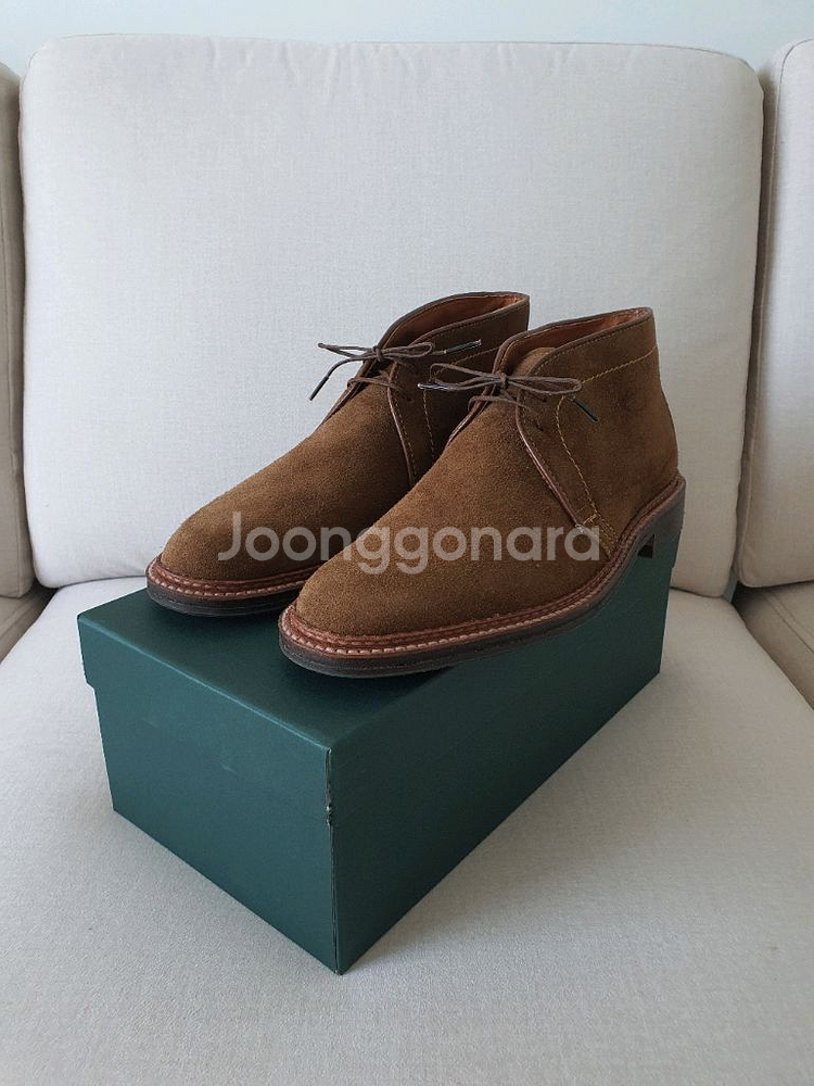 알든 1593L (1493) 처카 부츠 스웨이드--4