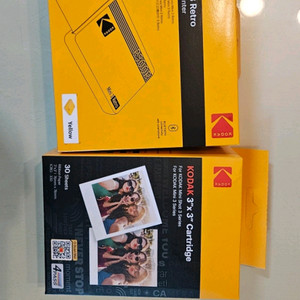 코닥 Mini3 Retro 포토프린터 새상품 인화지세트