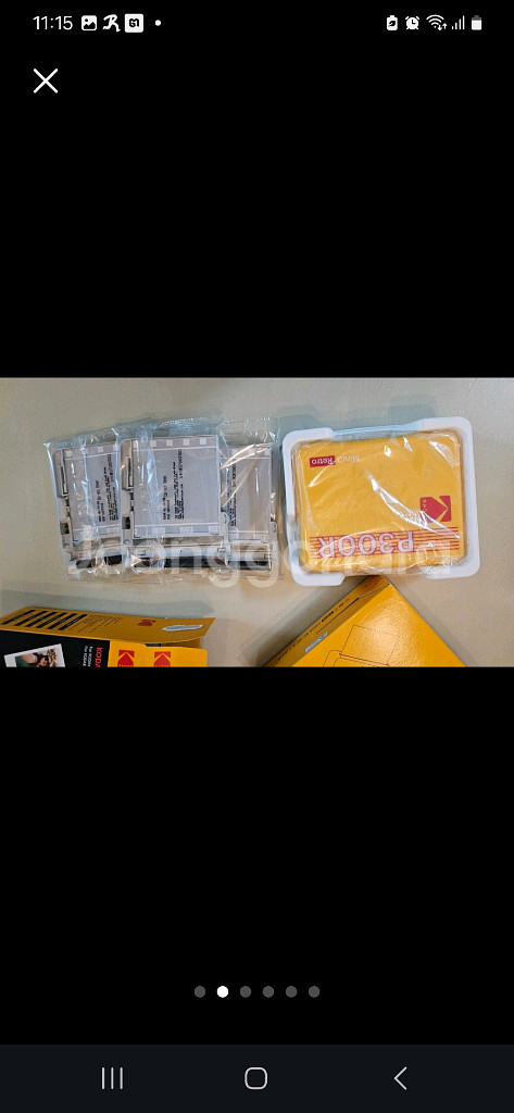 코닥 Mini3 Retro 포토프린터 새상품 인화지세트--1