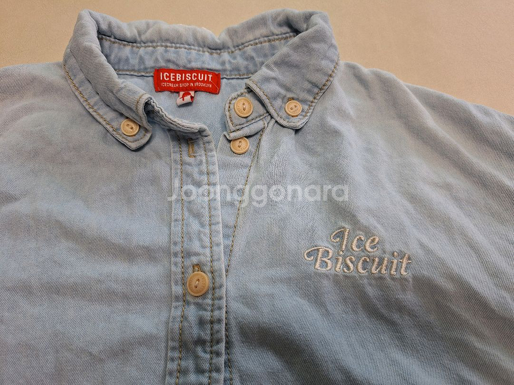 아이스비스킷 크롭셔츠 155--3