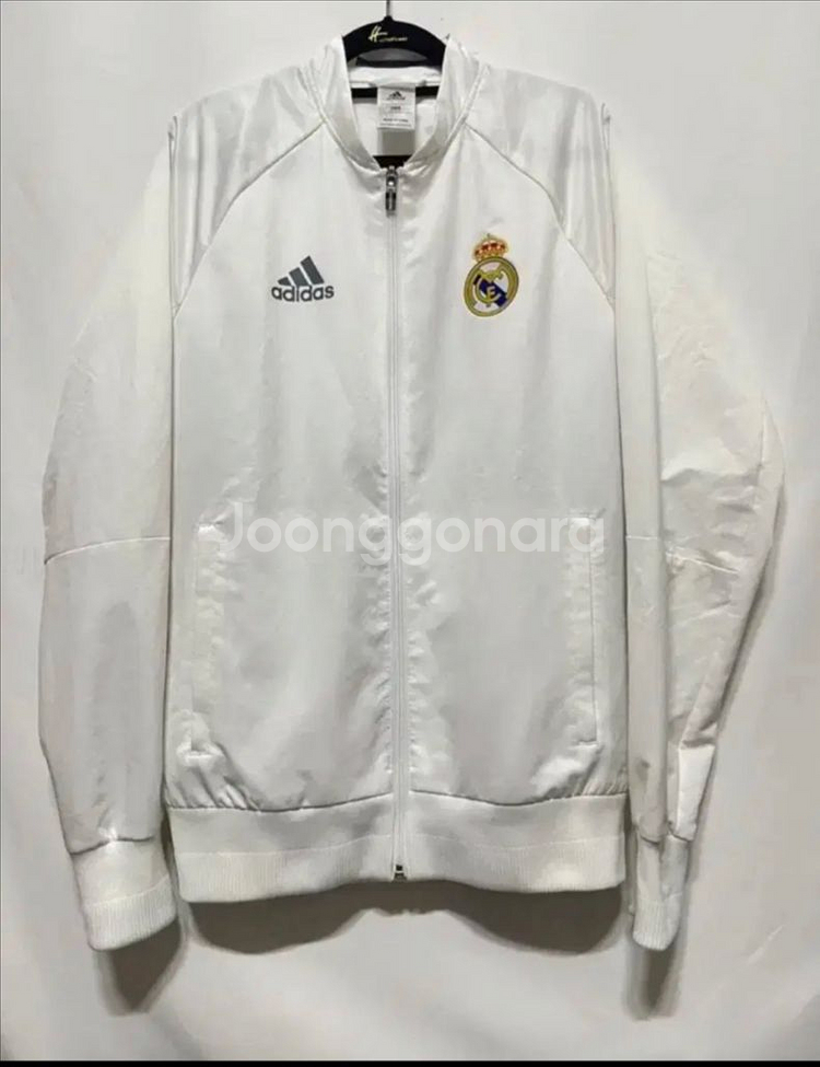 [95]아디다스 레알마드리드 화이트 우븐 앤섬 져지--0