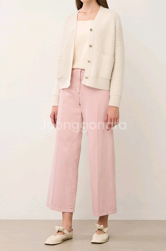 더캐시미어 캐시미어 멜란지 가디건 55 랑방 타임 마인--0