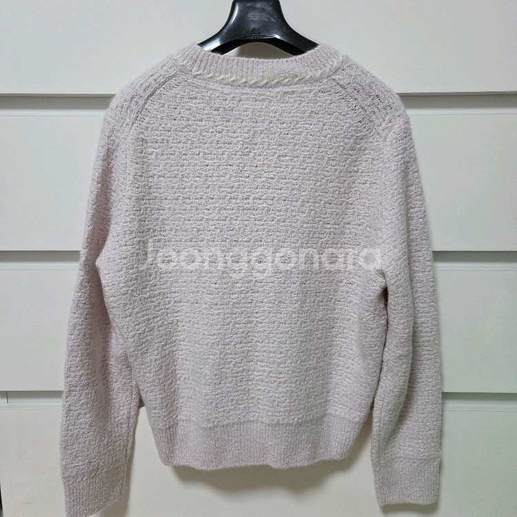 더캐시미어 캐시미어 멜란지 가디건 55 랑방 타임 마인--5