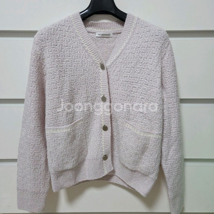 더캐시미어 캐시미어 멜란지 가디건 55 랑방 타임 마인--4