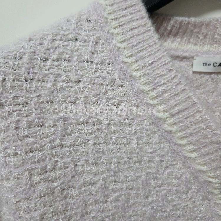 더캐시미어 캐시미어 멜란지 가디건 55 랑방 타임 마인--6