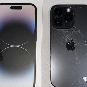 아이폰14pro 512GB 스페이스 블랙 (뒷면 파손)