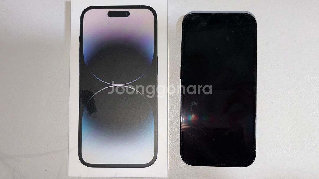 아이폰14pro 512GB 스페이스 블랙 (뒷면 파손)--1