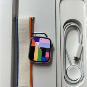 애플워치7스테인리스 45mm 실버