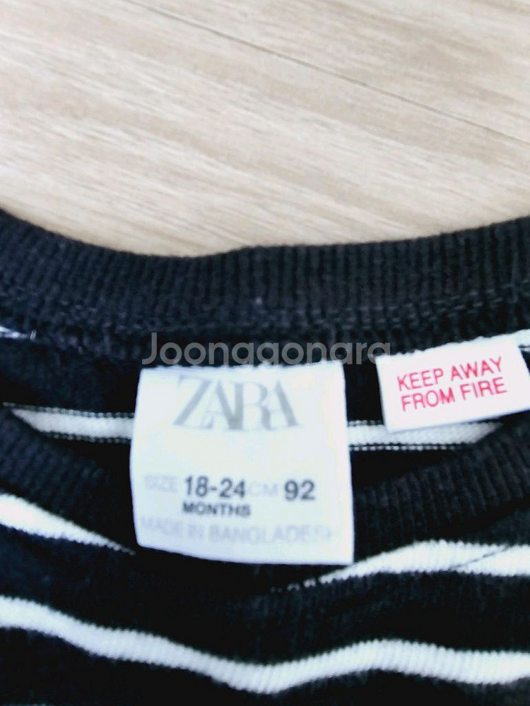 자라 키즈 티셔츠 3벌 18-24M--1
