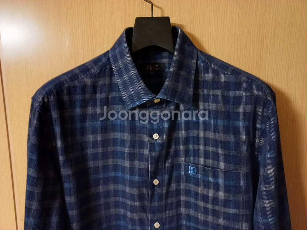 닥스 코듀로이 체크셔츠.100.새제품급.17만8--2