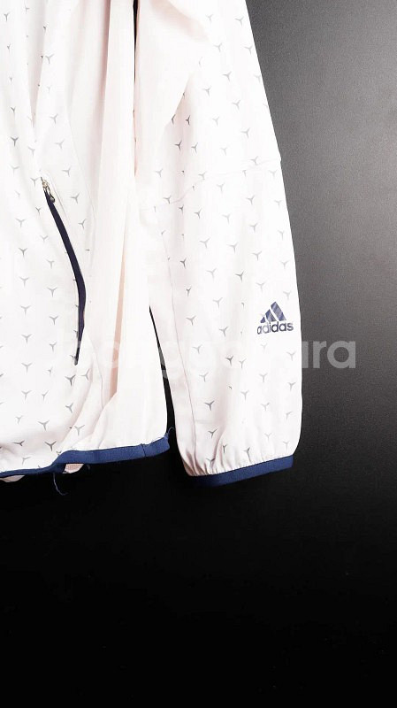[XL] 아디다스 흰색 여성 바람막이--2