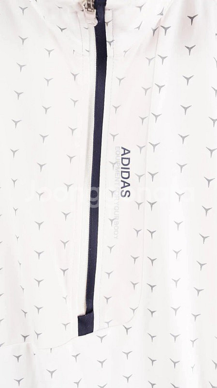 [XL] 아디다스 흰색 여성 바람막이--3