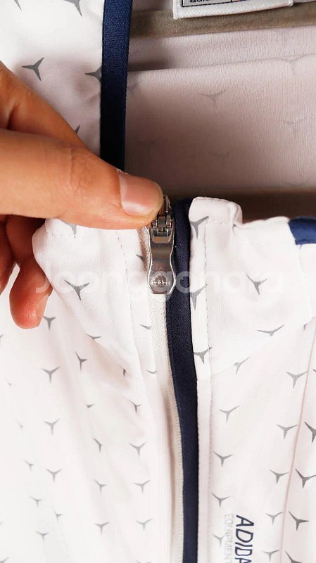 [XL] 아디다스 흰색 여성 바람막이--4