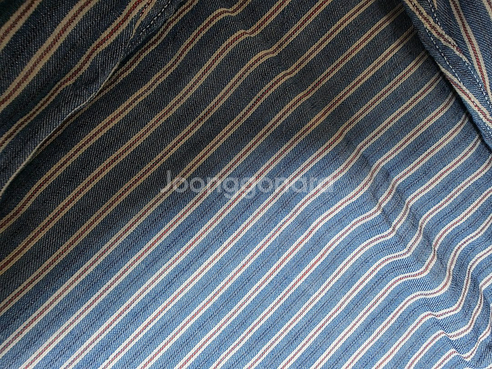 쿠쉬맨 인디고 스트라이프 워크 셔츠 Lot.25701--5