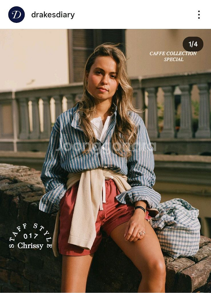 쿠쉬맨 인디고 스트라이프 워크 셔츠 Lot.25701--7