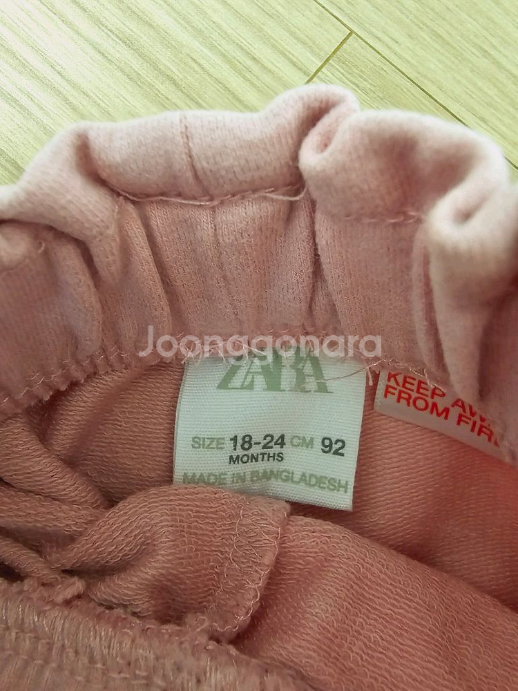 자라 키즈 3세 비비드아이 S 바지 4벌--3