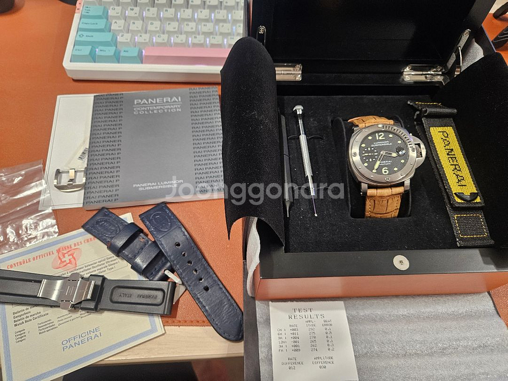 파네라이 섭머저블 44mm pam025 올드팸 판매--5