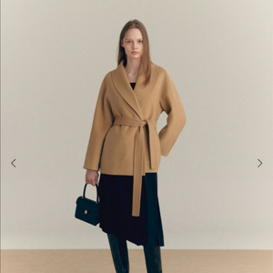 시에 하임 숄 하프코트+클래식 핸드메이드머플러(카멜)