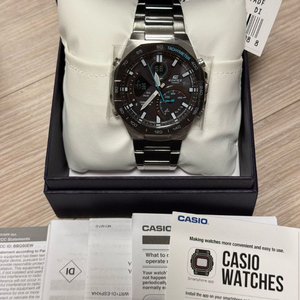 카시오 에디피스 태양열(터프솔라) 블루투스 새상품 시계