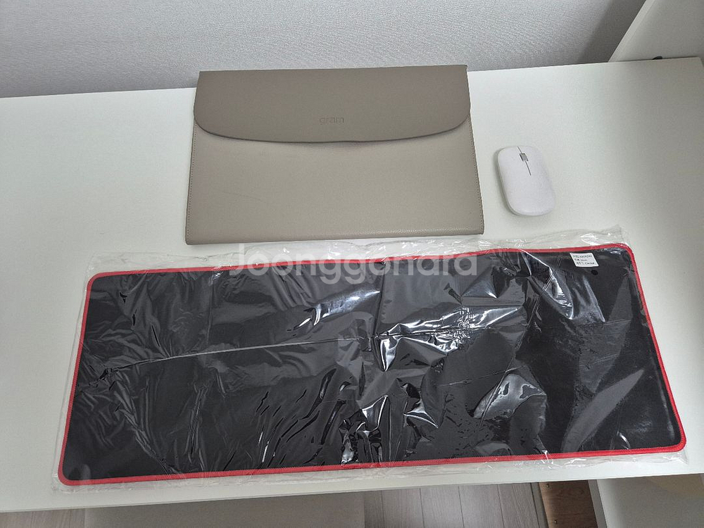 게이밍 장패드 새상품 블랙레드--0