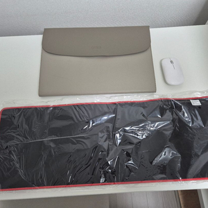 게이밍 장패드 새상품 블랙레드