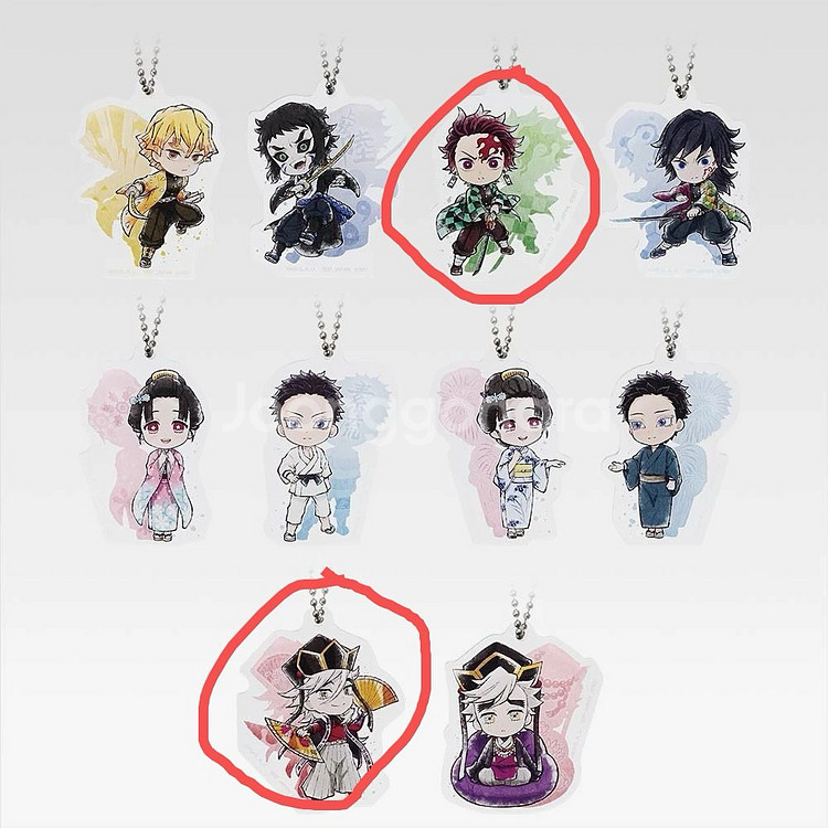 귀칼 제일복권 번개의 형제 아트 보드, 포스터, 키링--2