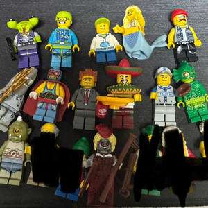 레고 미니피규어(스타워즈, 캐슬, 키마, 마블, 시티)