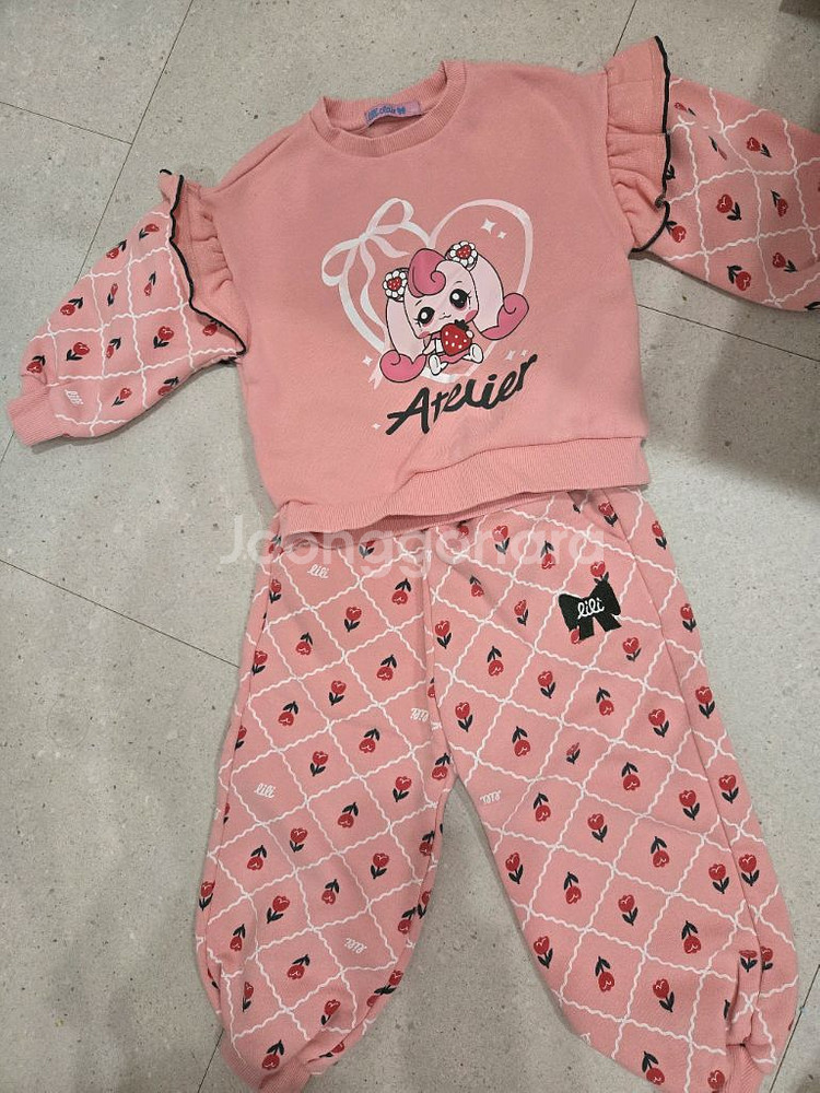 티니핑 기모 상하복 110--1