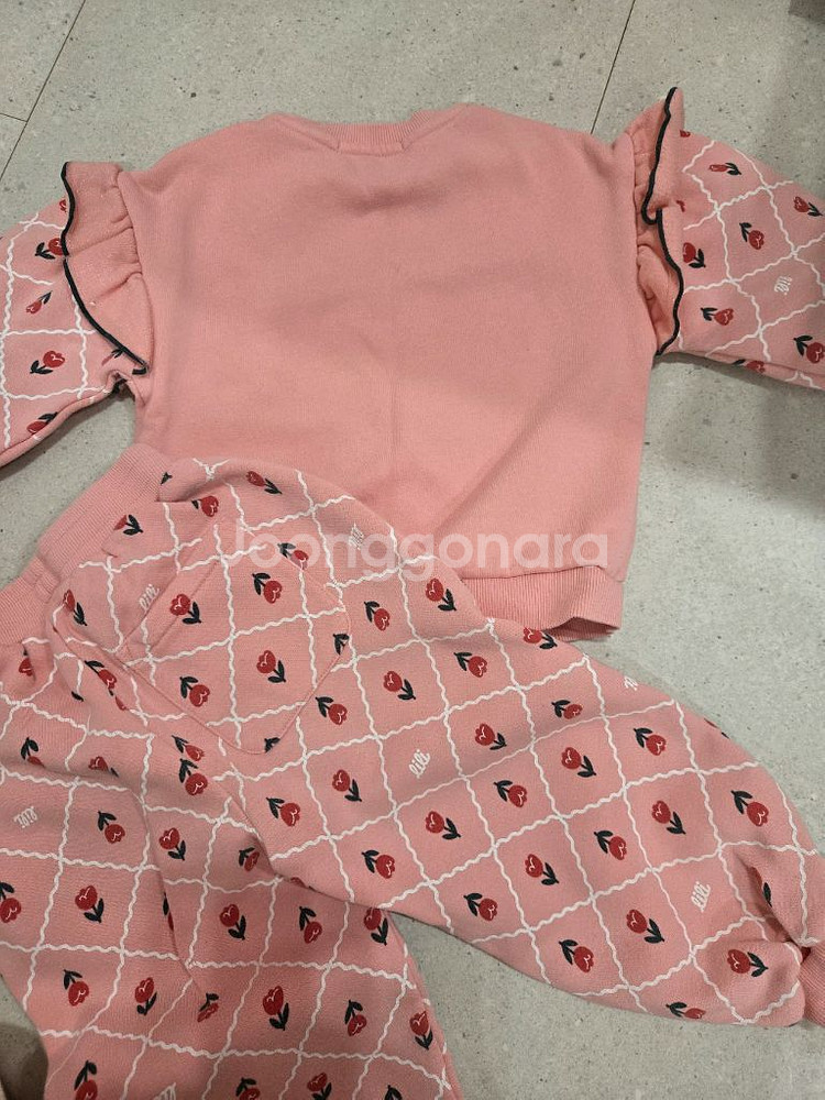 티니핑 기모 상하복 110--3