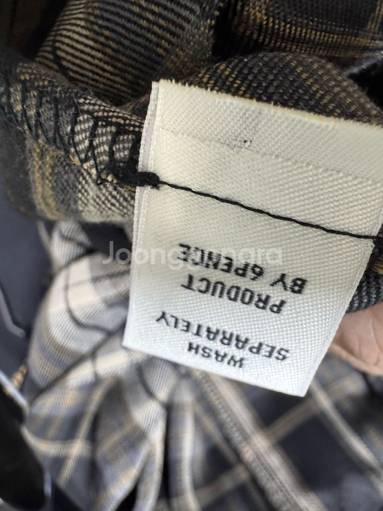 utg 깅엄 체크스커트--2