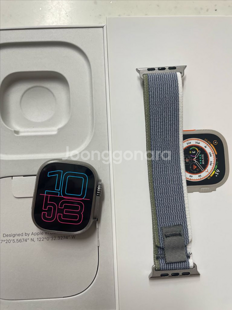 애플워치 울트라1 실버 SS급--0