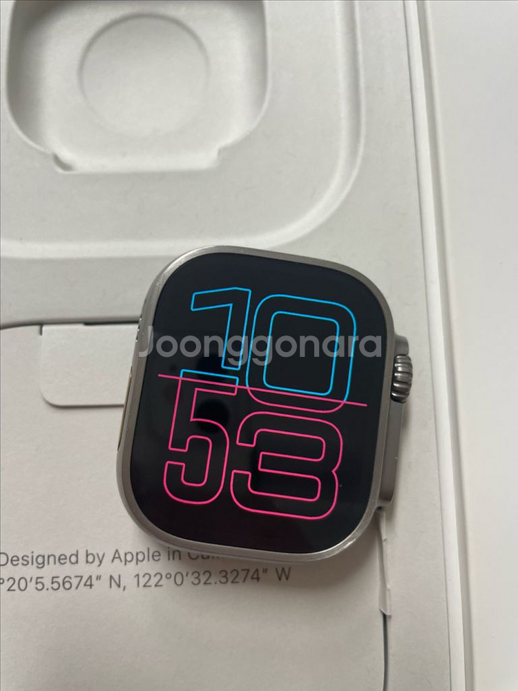 애플워치 울트라1 실버 SS급--1