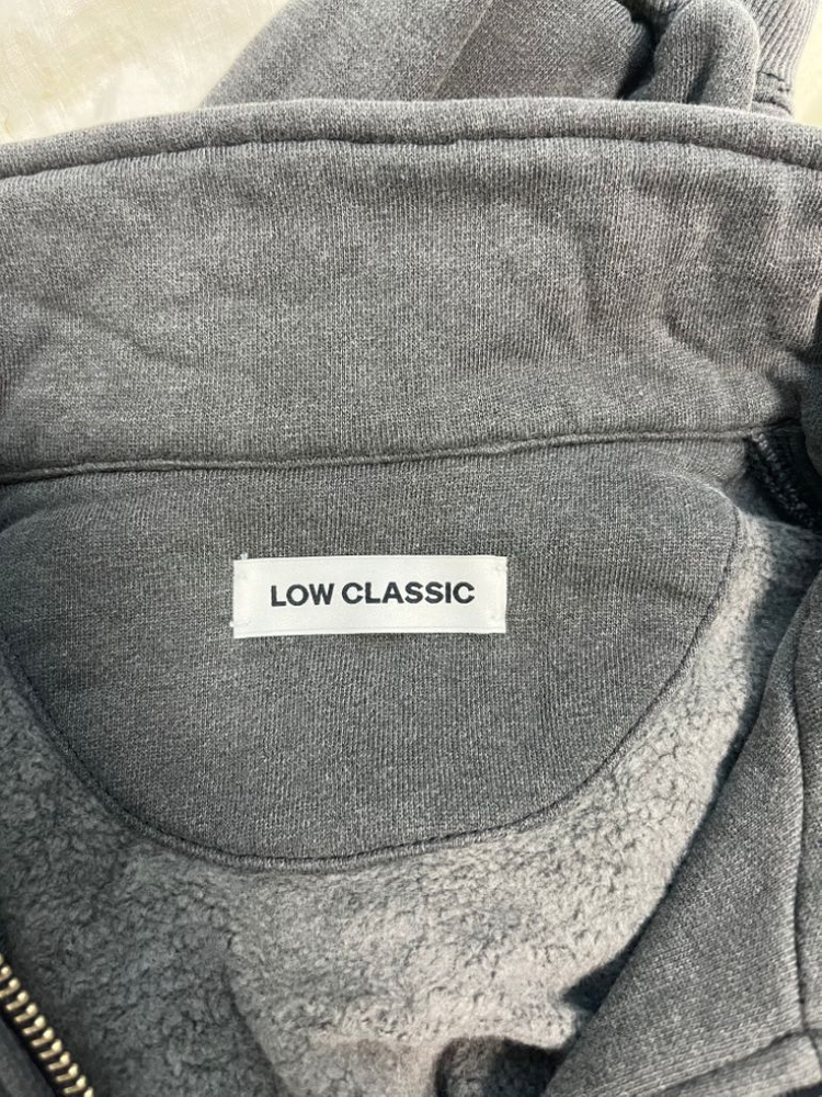 로우클래식 집업 스웨트셔츠--3