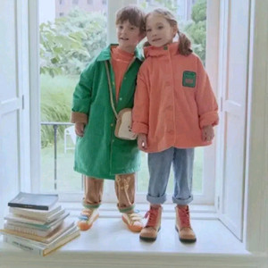 [상태좋음]로아앤제인 벨 후드 코트(120사이즈)