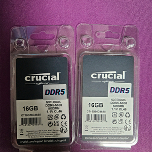 노트북용 DDR5 5600Mhz 32GB(16GBx2)