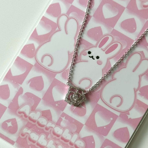 장미 팬던트 목걸이